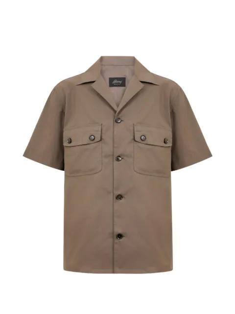Vagabond short-sleeved overshirt by BRIONI