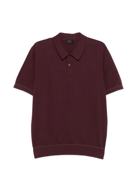 button collared polo shirt by BRIONI
