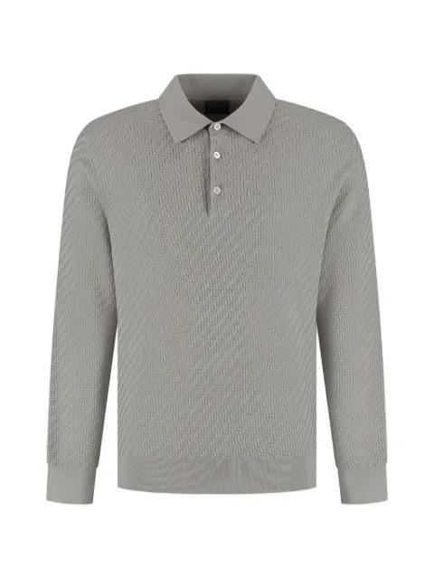 buttoned long-sleeve polo shirt by BRIONI