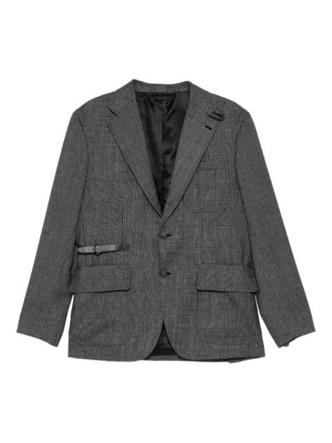 checked blazer by BRIONI