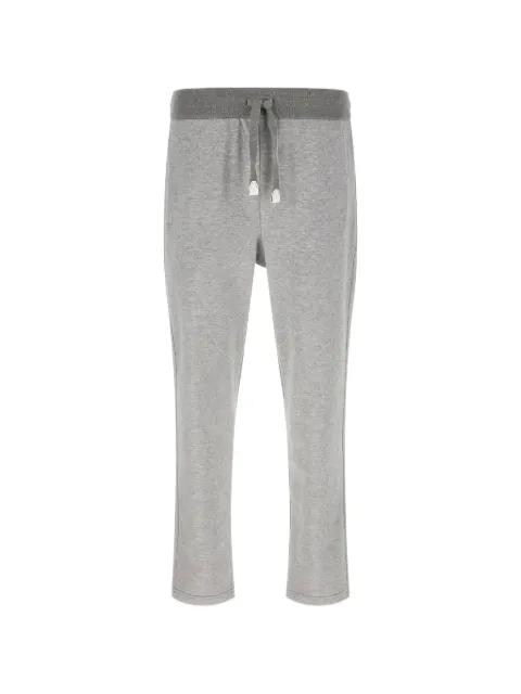 drawstring-elastic track pants by BRIONI