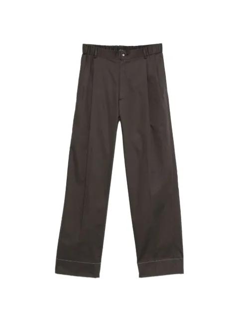 elastic-waistband trousers by BRIONI