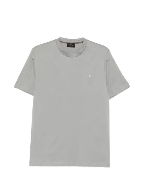 embroidered round-neck T-shirt by BRIONI
