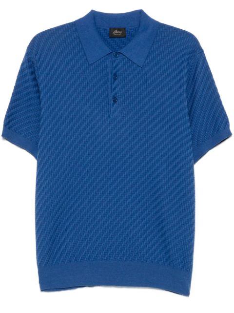 herringbone polo shirt by BRIONI