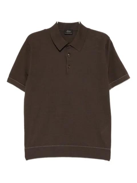 knitted polo shirt by BRIONI