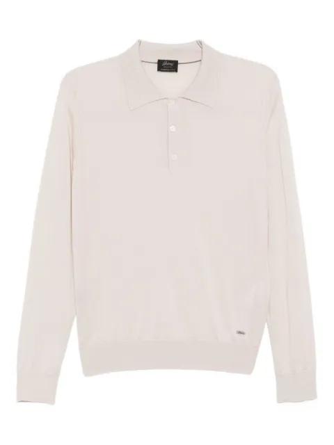 knitted polo shirt by BRIONI