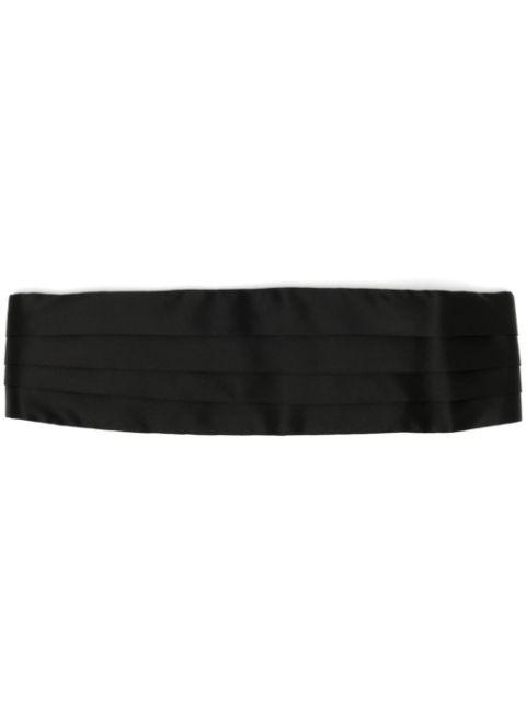 layered silk belt by BRIONI