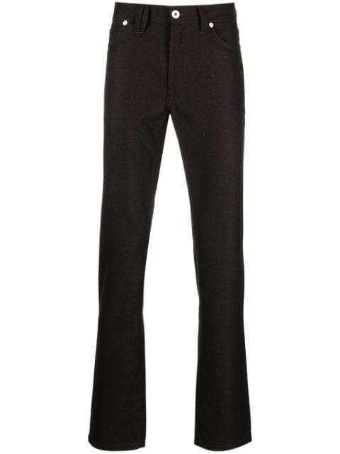 low-rise slim-fit tapered trousers by BRIONI