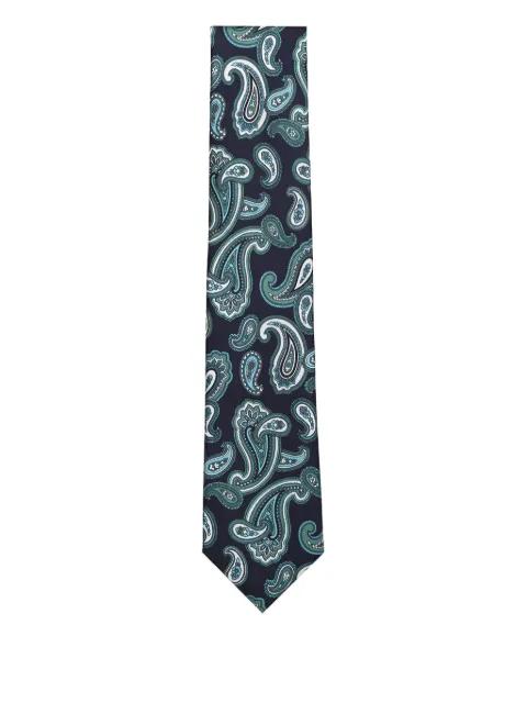 paisley-motif silk tie by BRIONI