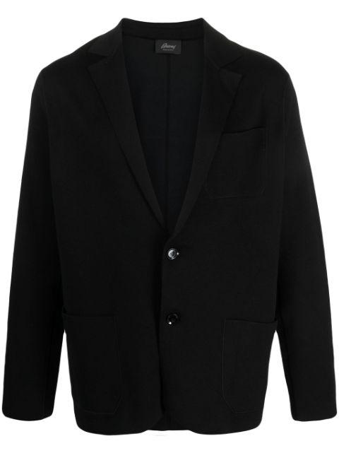single-breasted jersey blazer by BRIONI