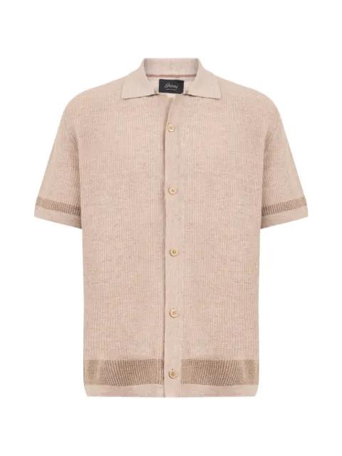 striped knitted shirt by BRIONI