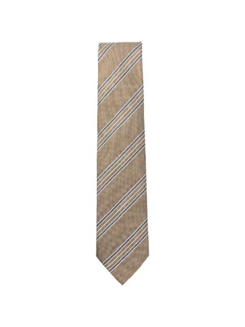 striped silk tie by BRIONI