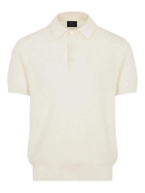 weaving short-sleeve polo shirt by BRIONI