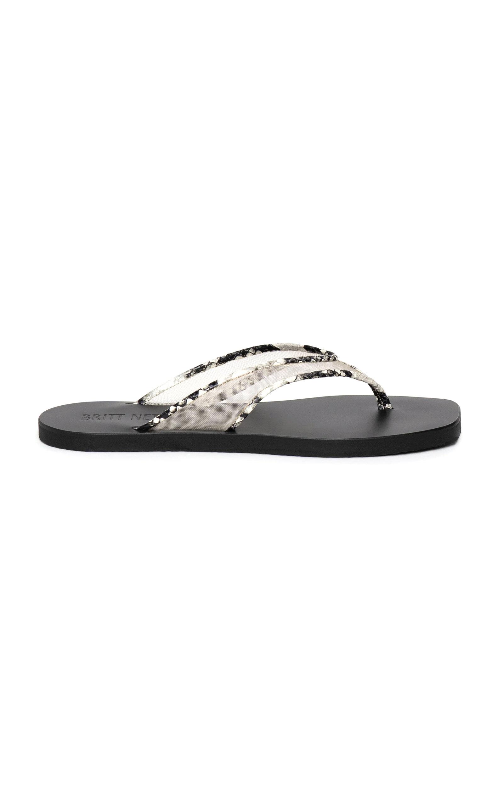 Britt Netta Seline Mesh Flat Sandals - Moda Operandi by BRITT NETTA
