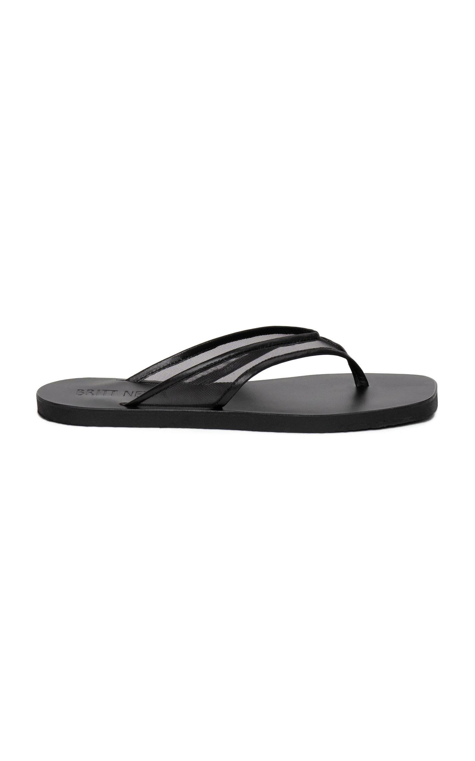 Britt Netta Seline Mesh Flat Sandals - Moda Operandi by BRITT NETTA