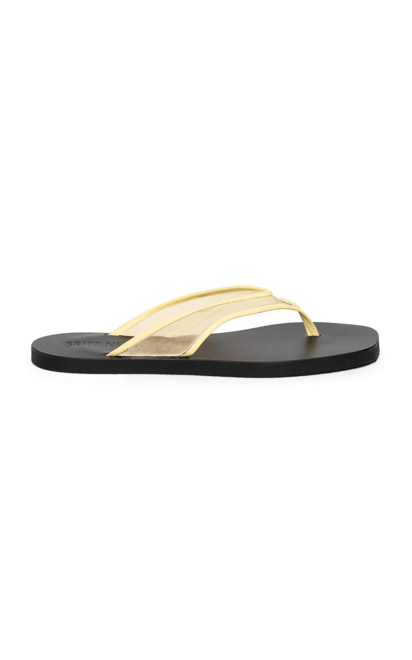 Britt Netta Seline Mesh Flat Sandals - Moda Operandi by BRITT NETTA