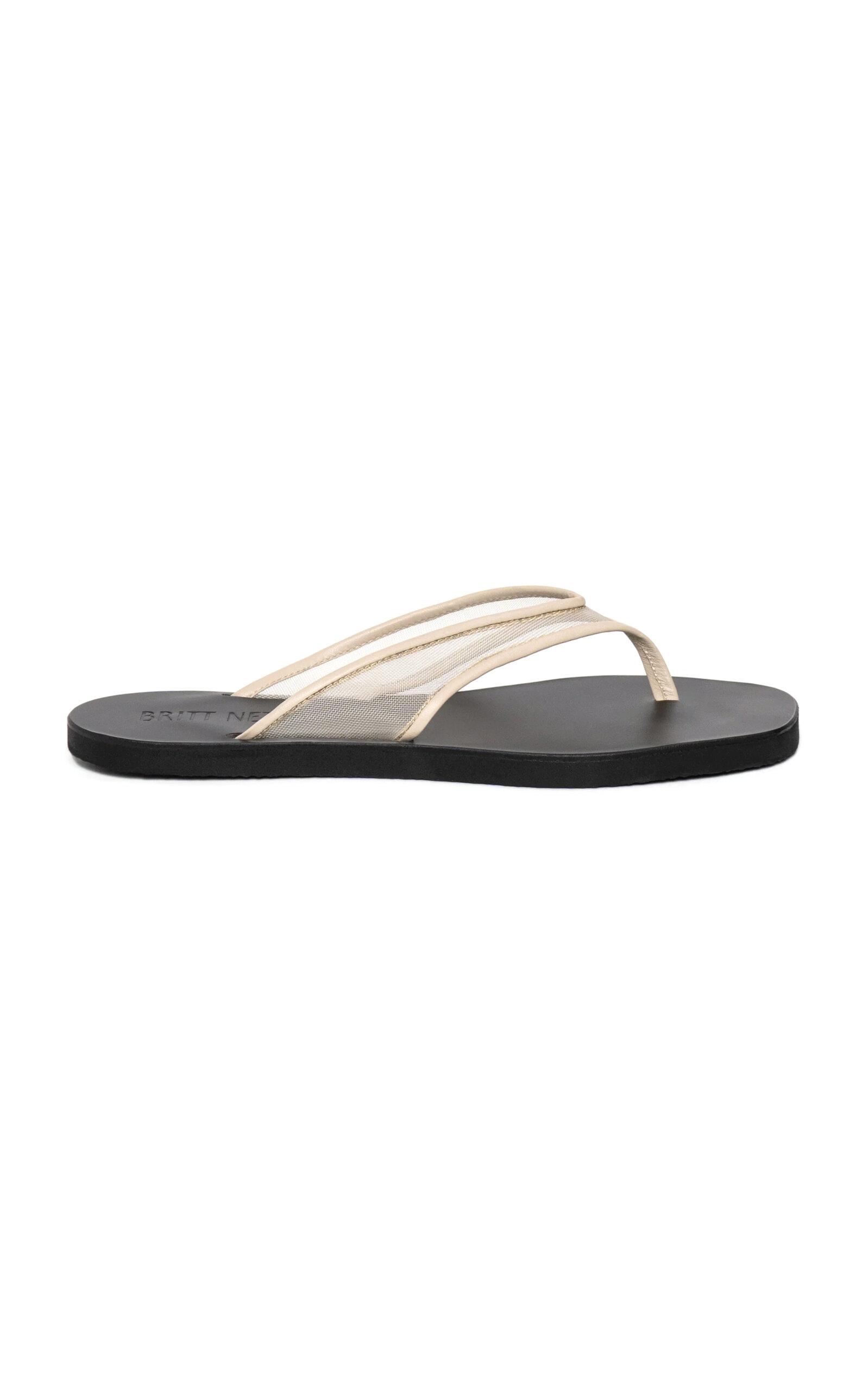 Britt Netta Seline Mesh Flat Sandals - Moda Operandi by BRITT NETTA