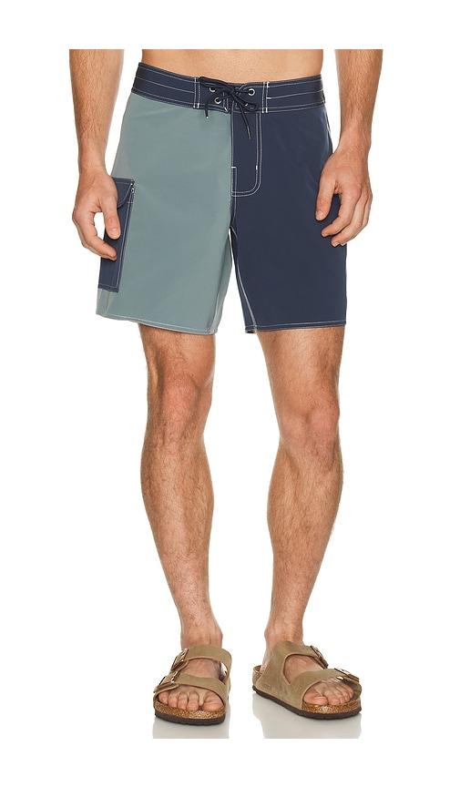 Brixton Classic 17 Swim Trunk in Blue by BRIXTON