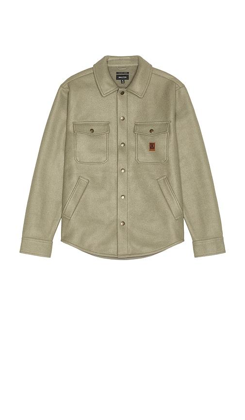 Brixton Durham Felted Stretch Jacket in Sage by BRIXTON