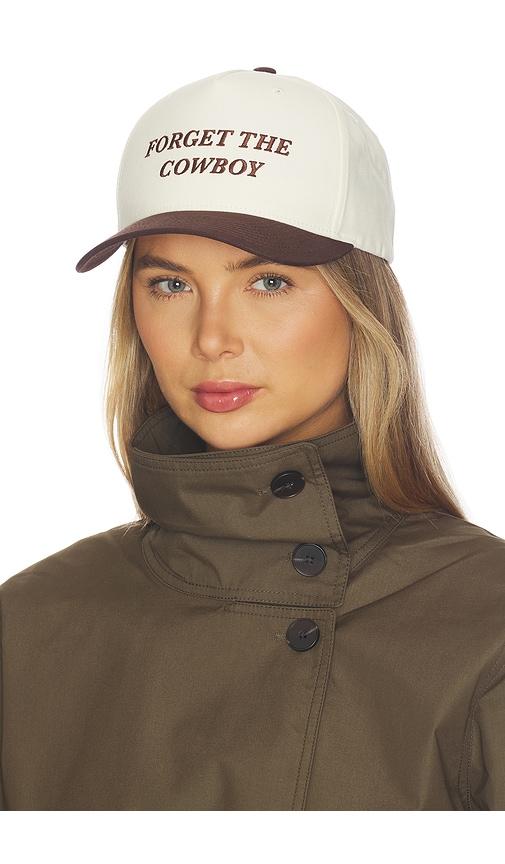 Brixton Forget The Cowboy Netplus Snapback Hat in Cream,Brown by BRIXTON