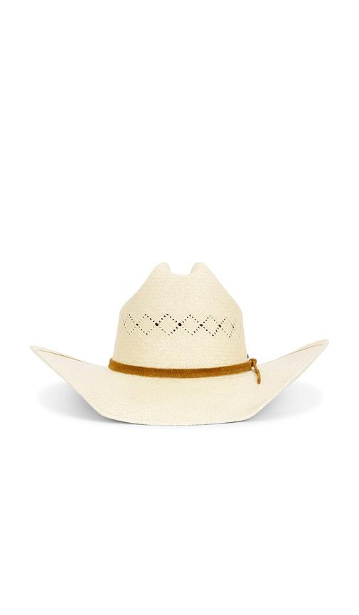 Brixton Laredo Panama Straw Cowboy Hat in Neutral by BRIXTON