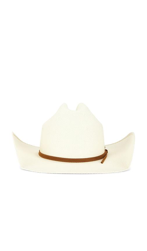 Brixton Laredo Straw Cowboy Hat in Cream by BRIXTON