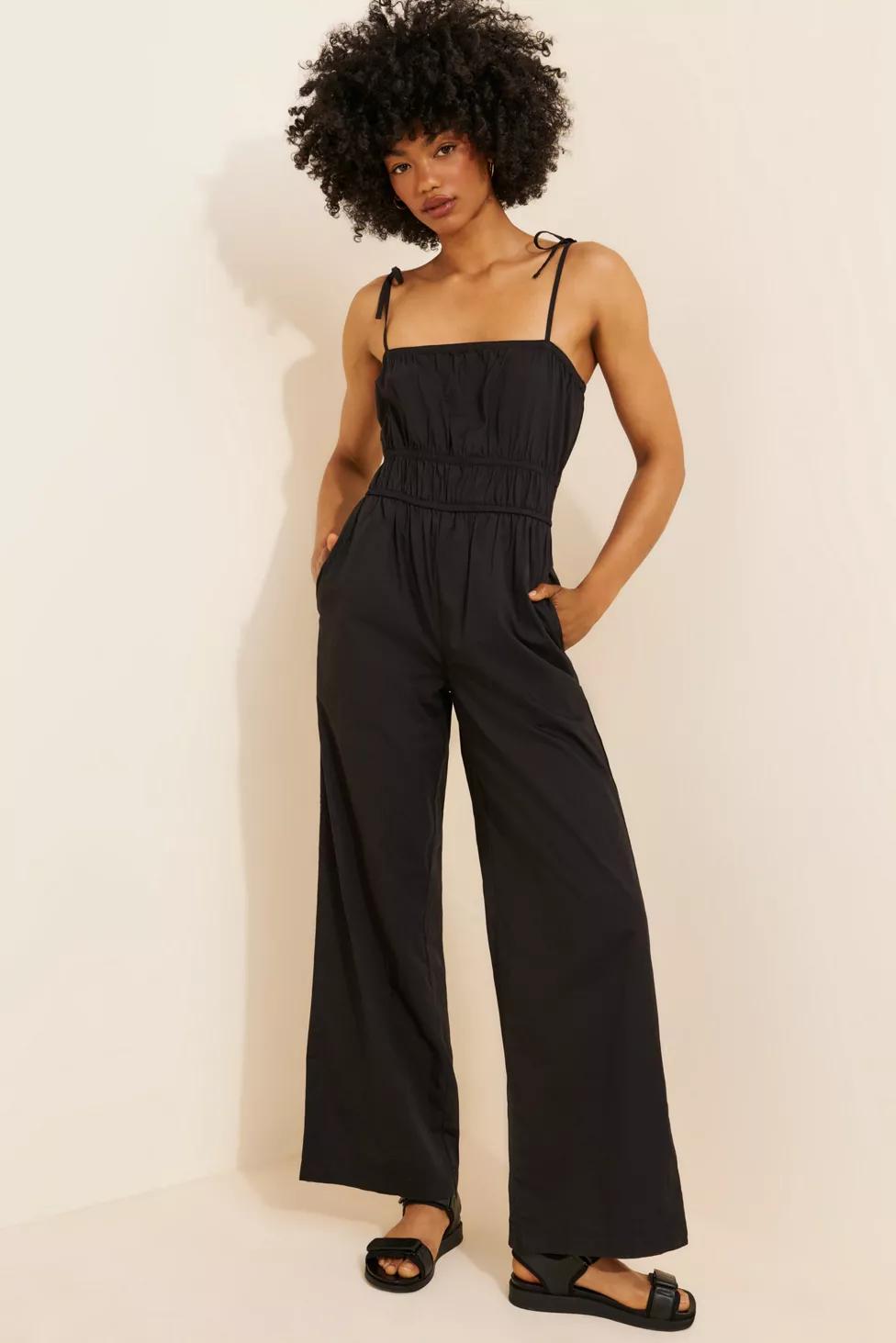 Brixton The Eden Smocked Jumpsuit by BRIXTON