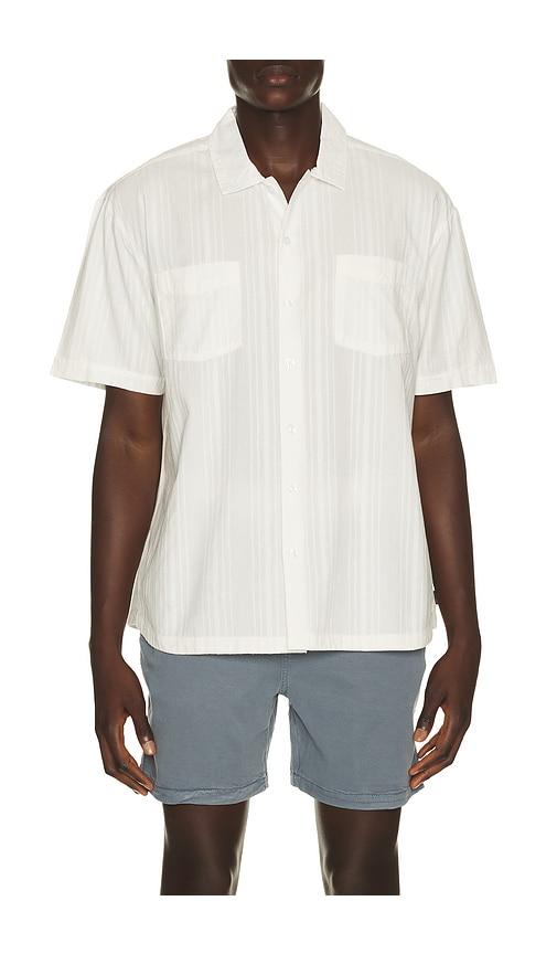 Brixton The Vintage Woven Shirt in White by BRIXTON