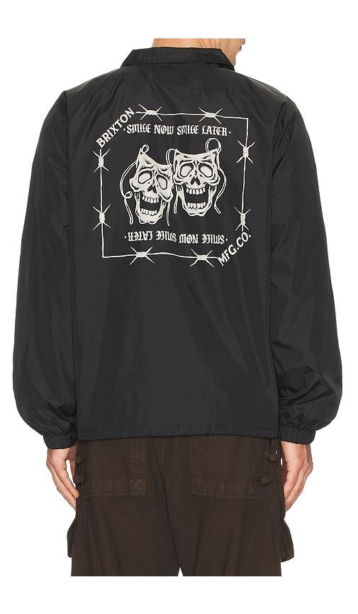 Brixton Watchman Lightweight Coaches Jacket in Black by BRIXTON