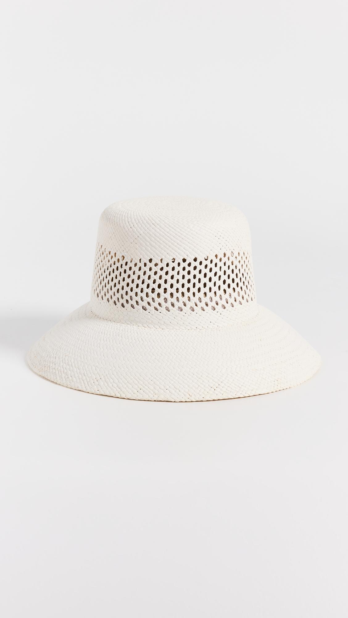 Lopez Panama Straw Bucket Hat by BRIXTON