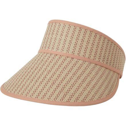 Newport Straw Visor by BRIXTON