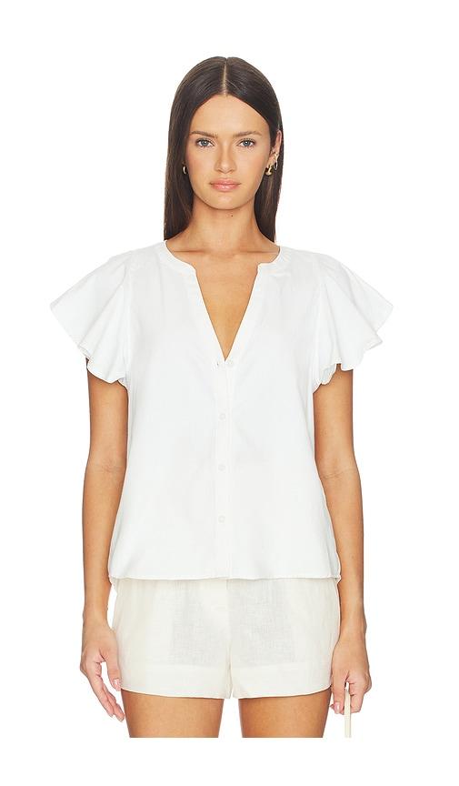 Brochu Walker Darya Top in Ivory by BROCHU WALKER