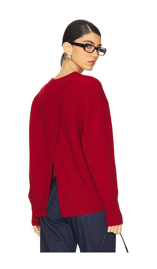 Brochu Walker Onda Sweater in Red by BROCHU WALKER