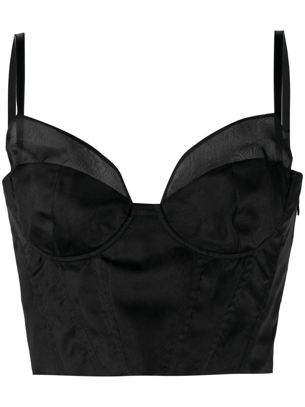 fitted silk top by BROCK COLLECTION