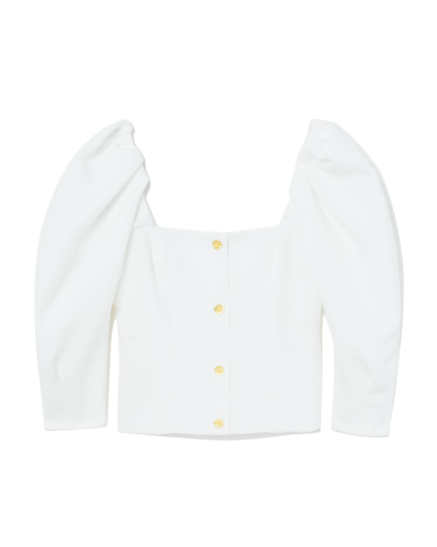 Asymmetric buttoned top by BROGGER