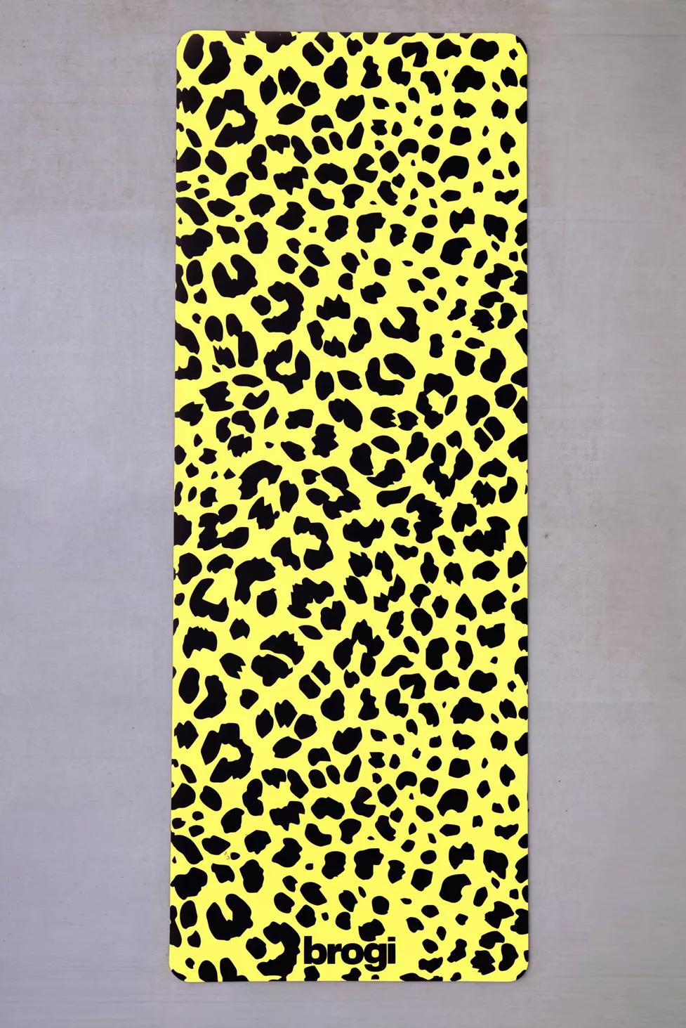 Brogi Yoga Leopard Print Rubber Yoga Mat by BROGI YOGA
