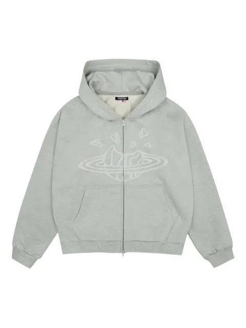 Market zip-up hoodie by BROKEN PLANET