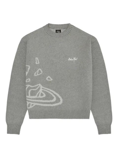 crew-neck sweater by BROKEN PLANET