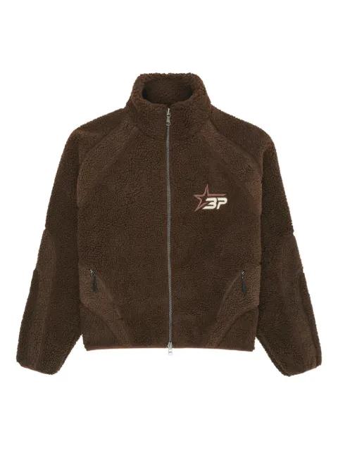 half-zip fleece jacket by BROKEN PLANET