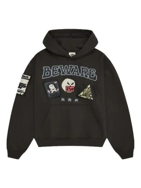 logo-print hoodie by BROKEN PLANET