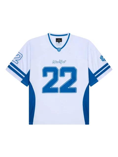 short-sleeve V-neck T-shirt by BROKEN PLANET