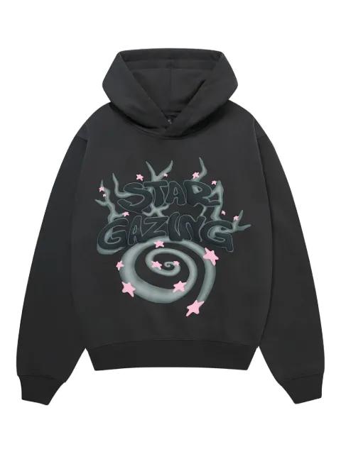 stargazing-print hoodie by BROKEN PLANET