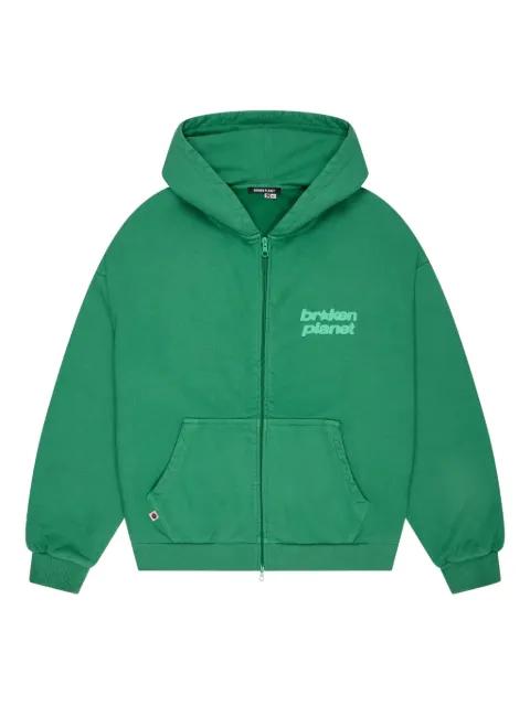 zip-up hoodie by BROKEN PLANET