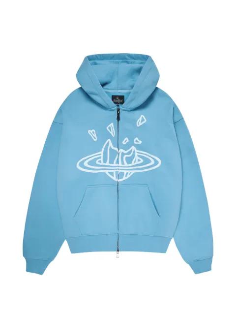 zip-up hoodie by BROKEN PLANET