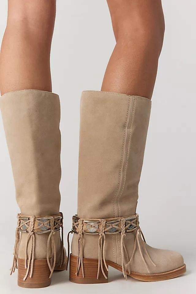 Freefall Fringe Equestrian Boots by BRONX | FREE PEOPLE
