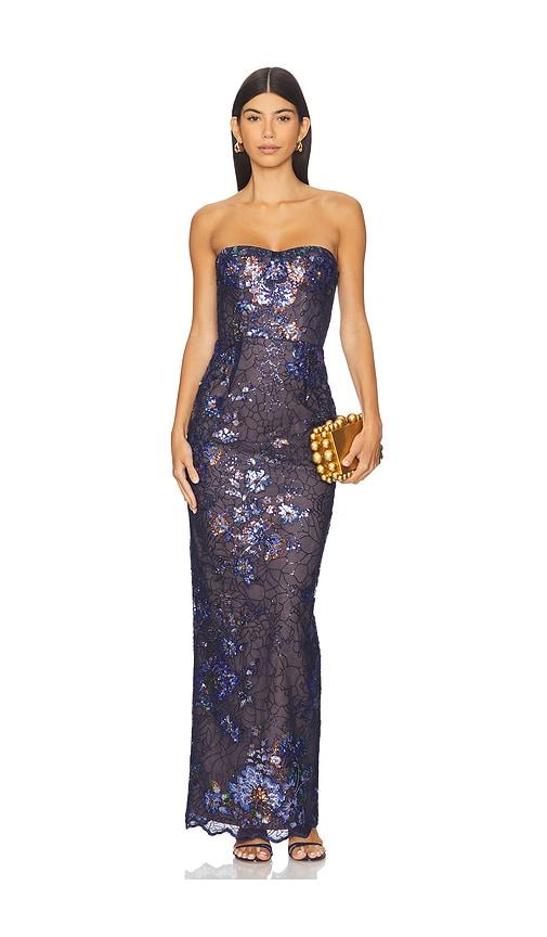 Bronx and Banco Dahlia Gown in Purple by BRONX&BANCO