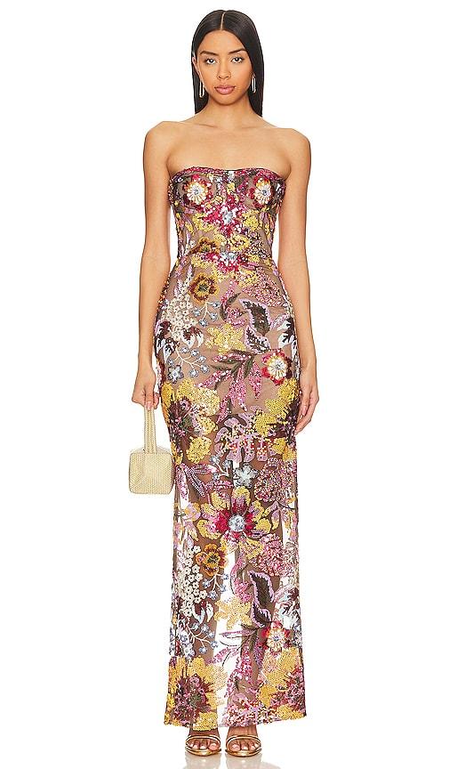 Bronx and Banco Dahlia Maxi Dress in Green by BRONX&BANCO