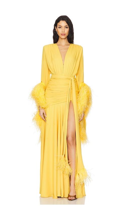 Bronx and Banco Geisha Maxi Dress in Mustard by BRONX&BANCO Bronx and Banco Geisha Maxi Dress in Mustard by BRONX&BANCO