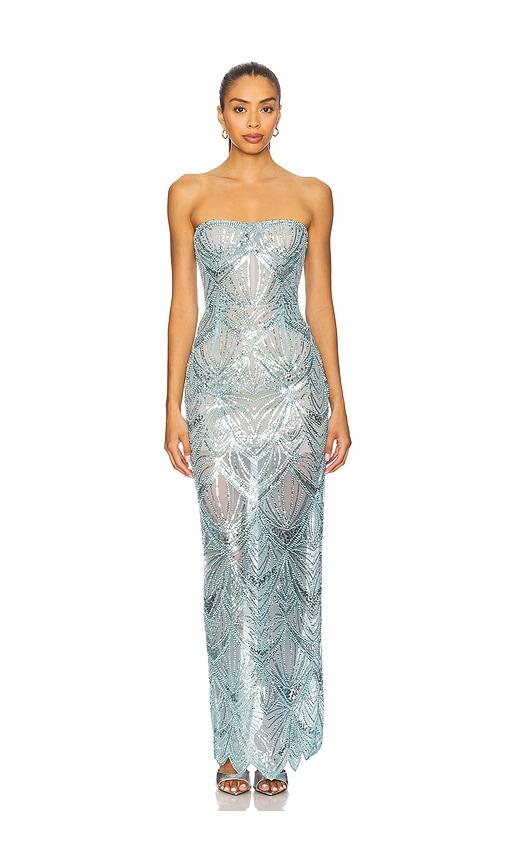 Bronx and Banco Giselle Maxi Dress in Baby Blue by BRONX&BANCO