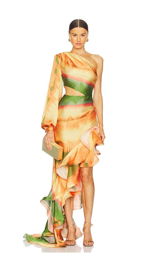 Bronx and Banco Hanna Horizon Gown in Orange by BRONX&BANCO